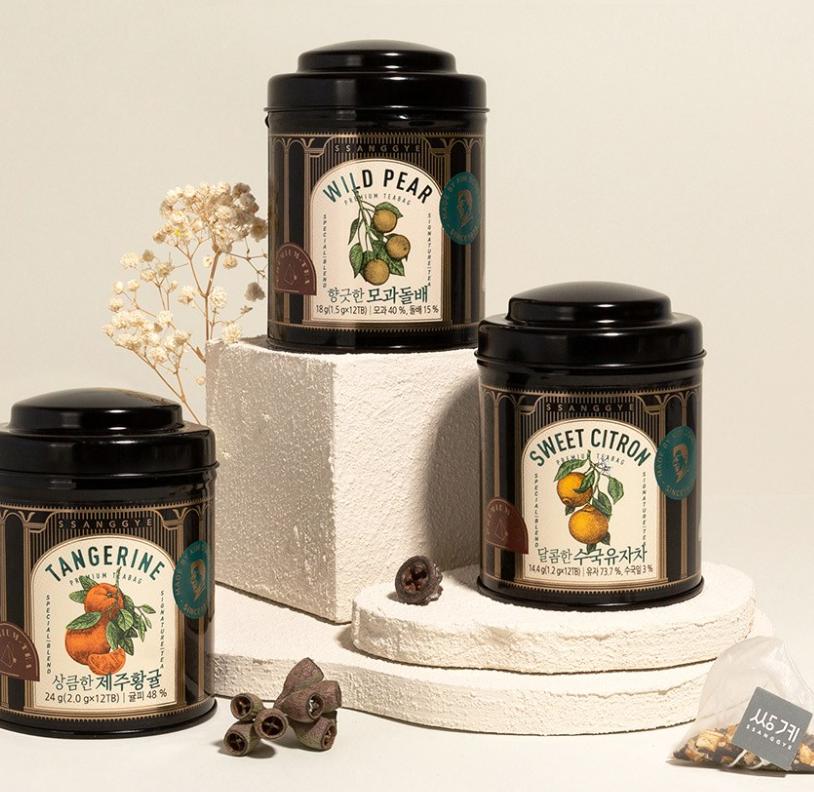 Authentic Korean Ssanggyemyeongcha Jackdookong (Sword Bean) Tea Bags – Traditional Herbal Wellness