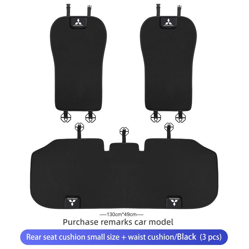 Car Logo Seat Cover Ice Silk Protector Mat Pad Comfortable Auto Accessories For Mitsubishi Lancer ASX Pajero Mirage Attrage