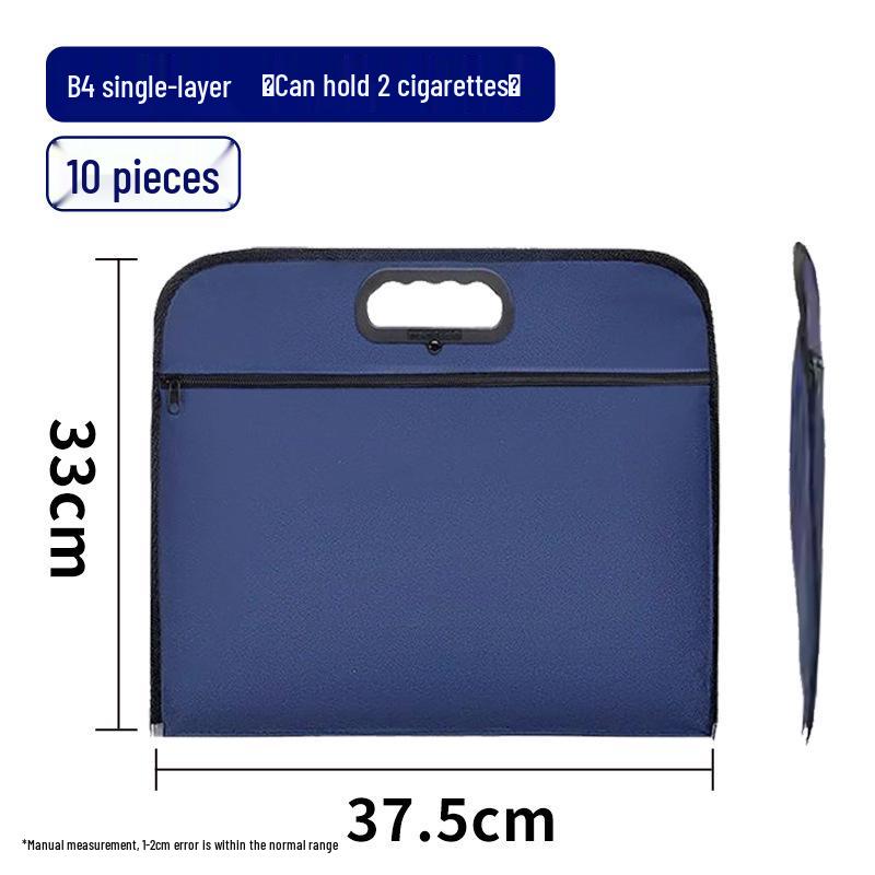 Oxford Cloth Waterproof Briefcase for Documents and Cigarettes
