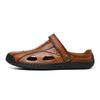 38-48 Sandalias de Playa de Cuero de Verano para Hombre Talla Grande