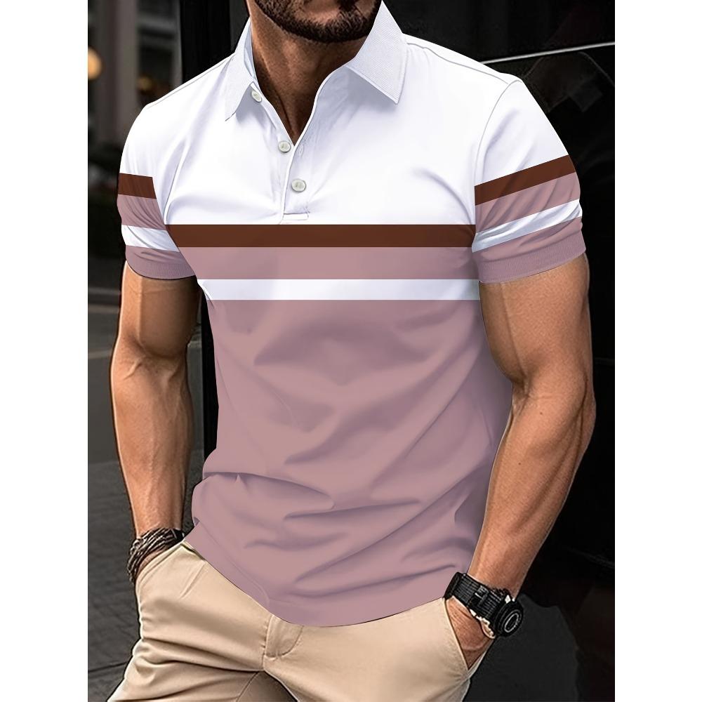 Summer New Men's Polo Shirt with Casual Design