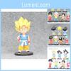 Cute Pvc Dragon Ball Figures Q Version Childhood Goten And Trunks Car Dashboard Decor
