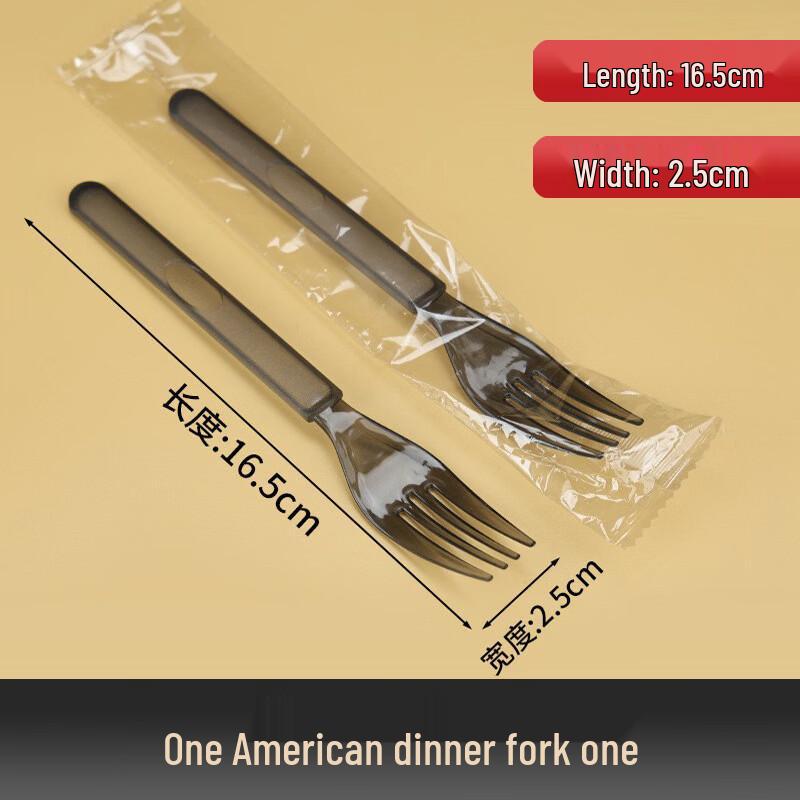 Disposable Bamboo Takeout Cutlery Set with Fork