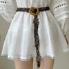 Ethnic Style Woven Belt Women'S Dress Bohemian Retro Decorative Waist Chain Personalized Rope Accessories Tide