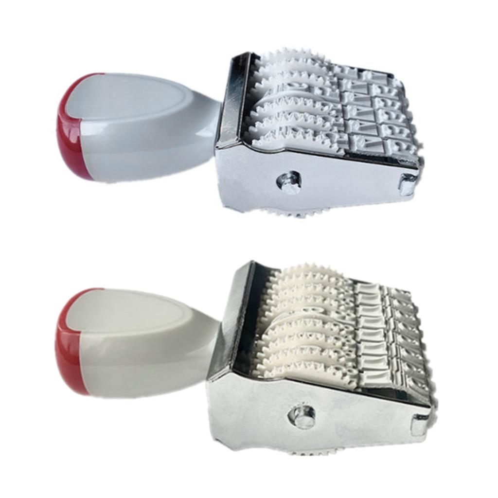 Gumové datumové razítko 6 číslic 8 číslic Gumové razítko Liniové datumové razítko Kancelářské razítko Rotační razítko pro Scrapbooking Balení Řemeslo