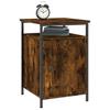 Nightstand Smoked Oak 40 X 42 X 60 Cm Particleboard