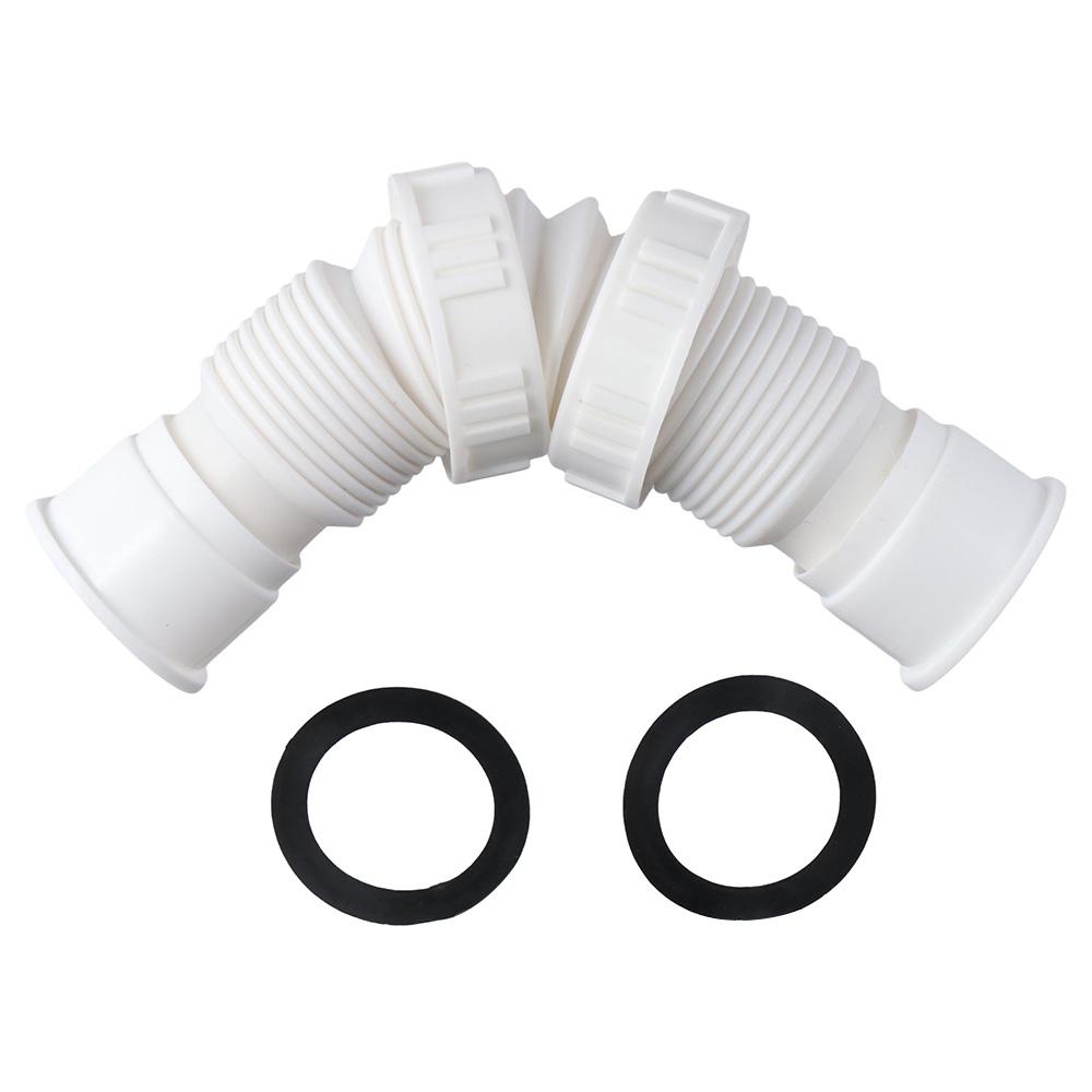 

Adjustable Sewer Pipe Bendable Lengthen Dredge Connecting Pipe Kitchen