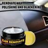 Q19 YC16 Car Plastic Restorer  Back To Black Gloss Auto Interior Leather & Panel Renewal Wax Automotive Polishing Wax