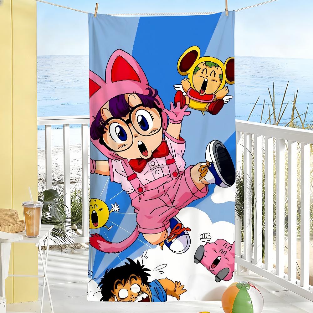 Classic Anime D-Dr. Slump Cute Towel Soft Pool Gift For Travel Gym Shower Camping Quick Dry Sports Large Beach Towels