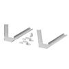 Easy Installation Galvanized Corner Hardware Secure Configuration Tailored Fit Versatile DIY Use Efficient Setup