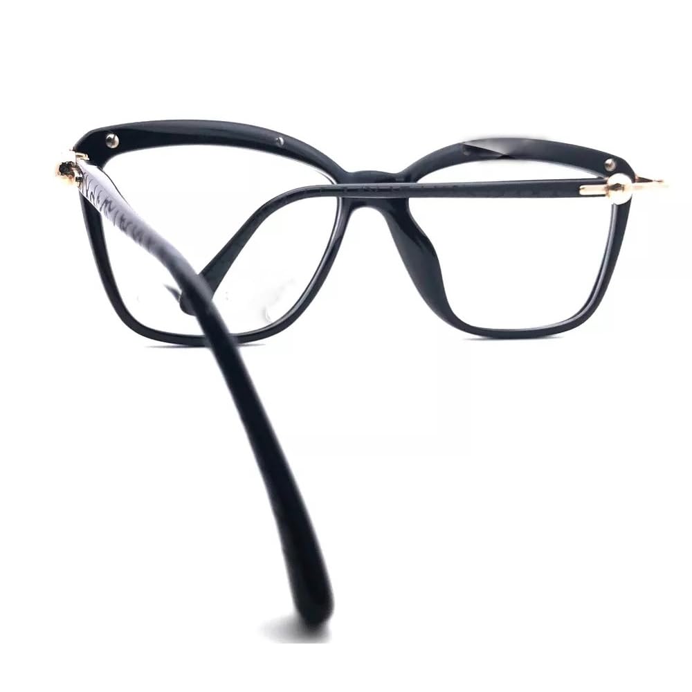 RSINC Picasso 3734 90 Black Square Glasses Frame – German Craftsmanship and Style | German Precision Design | Lightweight and Durable