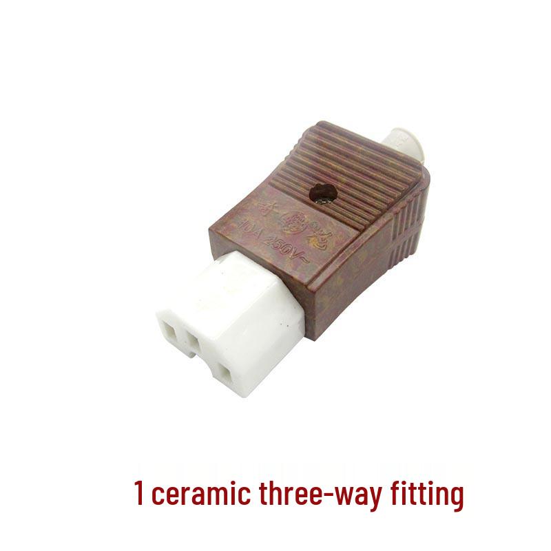 Universal Three-Pin Flat Plug for Electric Hot Pot & Rice Cooker