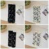 2Pairs Streetwear Retro Rose Stockings Lolita JK Mid Tube Long Socks Sweet Flower Stockings  Summer