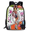Monster High Unisex 15in Backpack Ergonomic Support Oxford Fabric Schoolbag