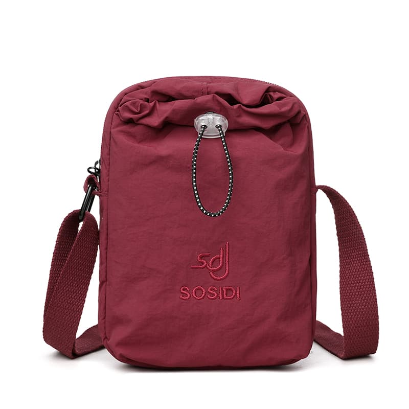 

Сумка кроссбоди Многофункциональная компактная портативная сумка для мобильного телефона бордовый