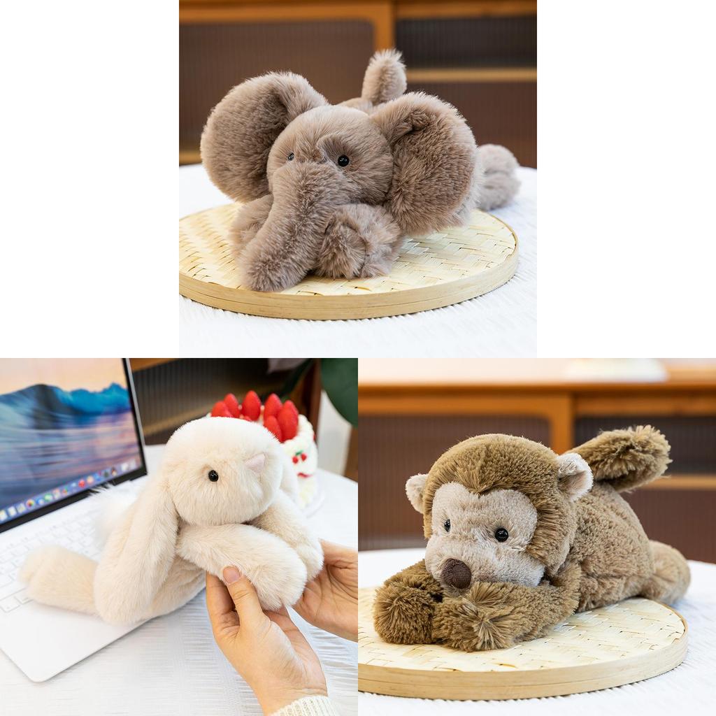 Jc Monkey Elephant Rabbit Plush Toy Soft Stuffed Animal Gift For Children And Girls