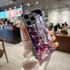 Anime Dandadan Phone Case For IPhone 17 Pro Max 15 Pro 16 14 Plus 12 13 Mini 11 Pro Shockproof Electroplated Glass Cover