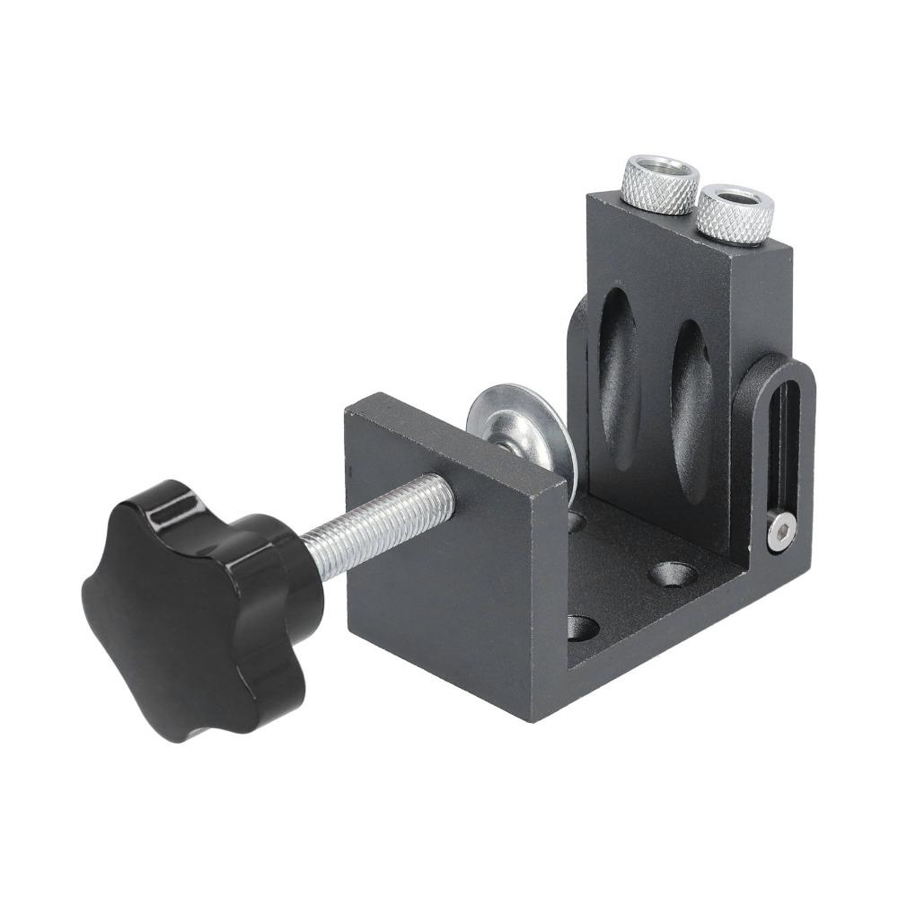 32PCS 15 Degree Oblique Hole Locator Aluminum Alloy Woodworking Hole Punch Kit  Woodworking