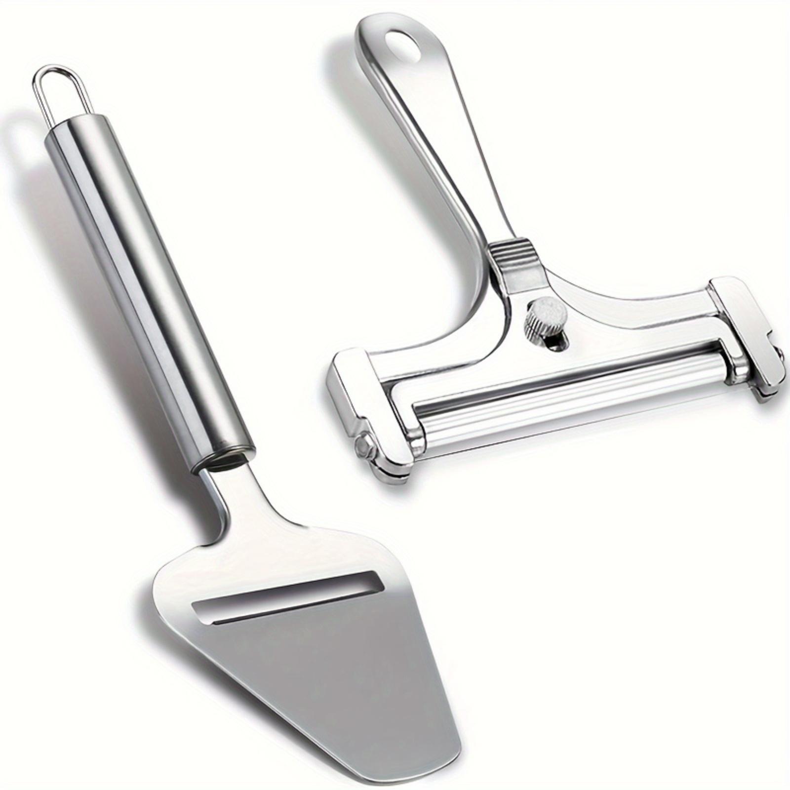 

2 шт./компл. проволочной ломтерезки для сыра из нержавеющей стали и ломтерезки для сыра с регулируемой толщиной, кухонные инструменты для приготовления пищи 2pcs