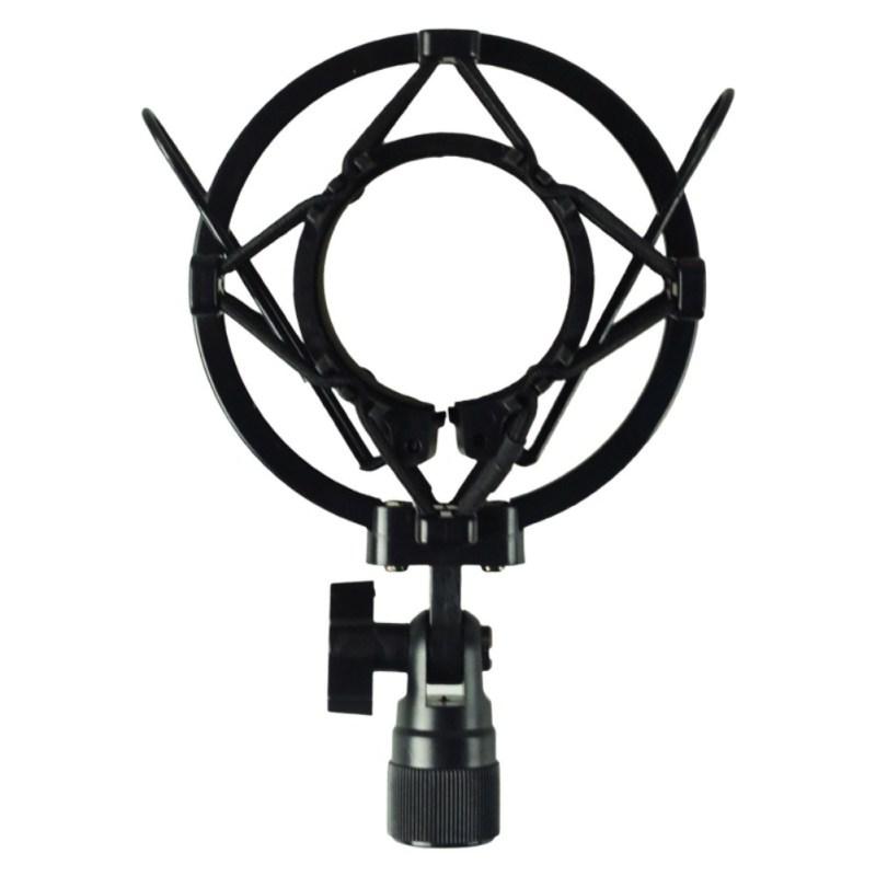 

Металлический амортизирующий держатель для профессионального микрофона для записи, ручной микрофон, ударопрочный держатель, подставка чёрный