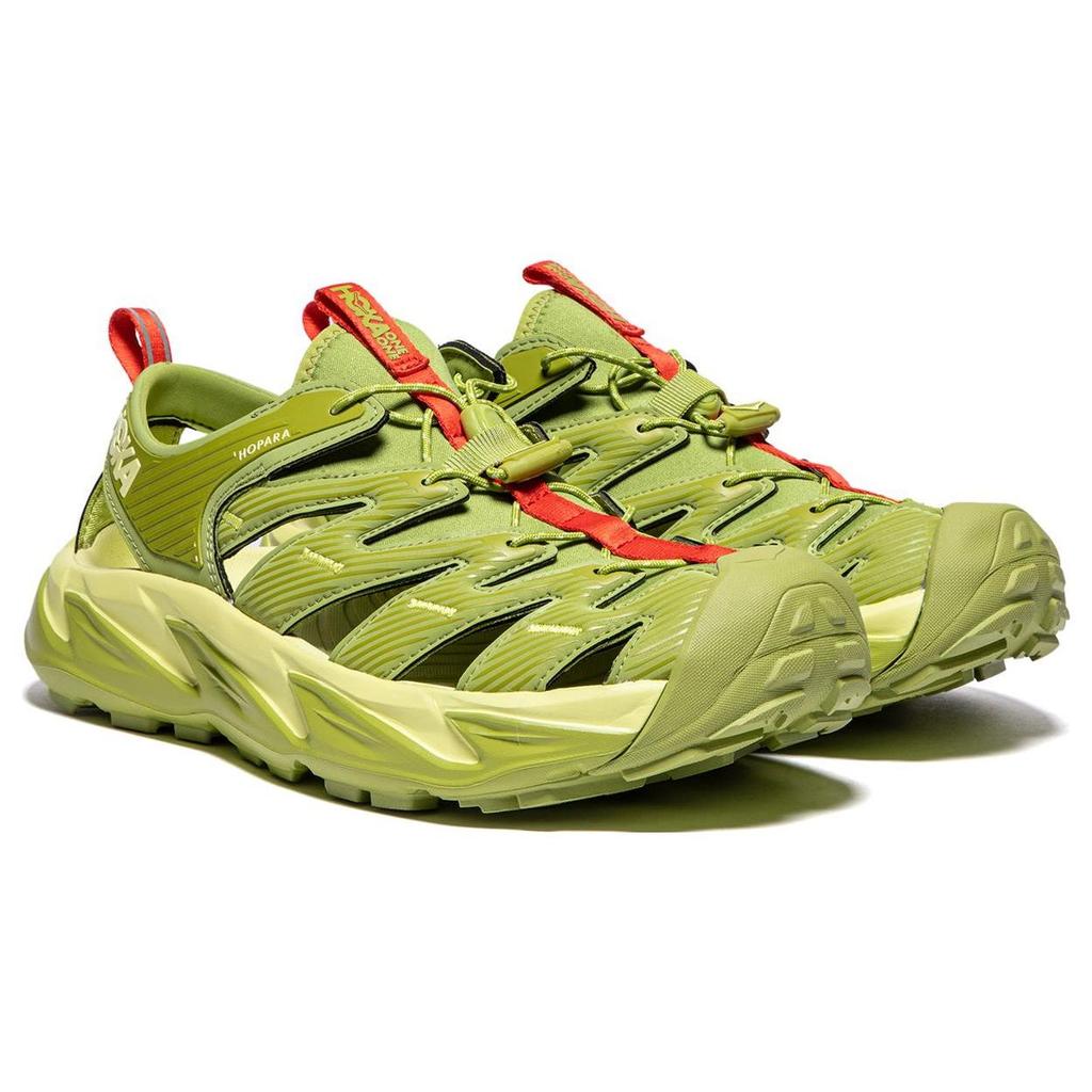 HOKA Hopara Sandale Dunkles Zitronengelb Unisex Sneaker Grün Leuchtend-Grün 1123112-DCLG