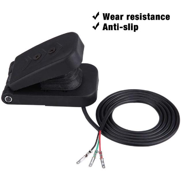Brake Foot Pedal, Universal Plastic ATV Foot Accelerator Throttle Speed Control Brake Pedal electronic bike Kart Pedal Covers Brake Pedal Lock Black