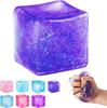 Ice Cube Squishy Fidget Toy For Stress Relief Anxiety Reduction Focus Enhancement Calming Sensory Play Slow Rising Squeeze