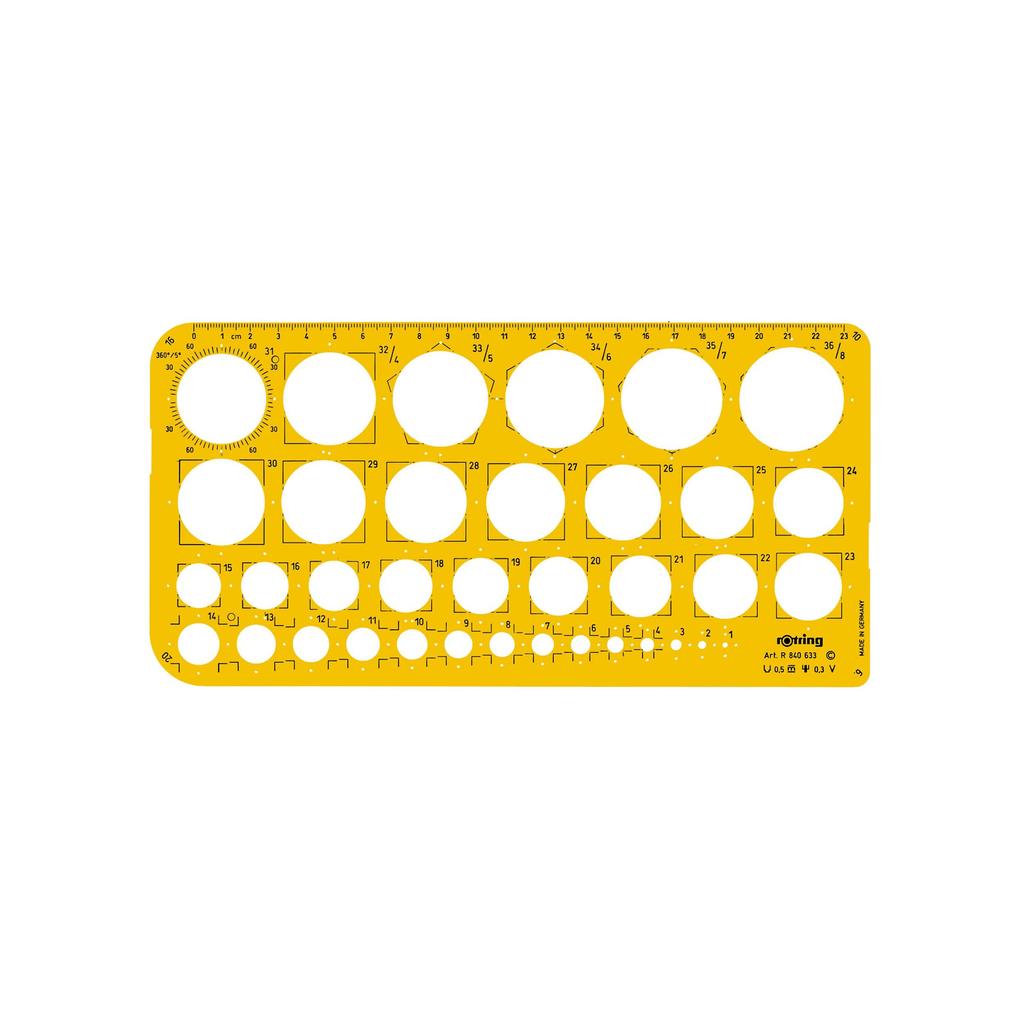 Rotring Circle Template Large 840633