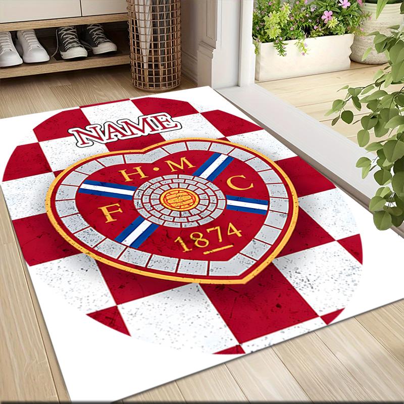 Custom Name Brentford Football Club Crest Carpet Rug Customizable Soft Washable Anti-Slip Home Living Room Sofa Mats Personalized Rug. 0909208