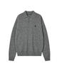 REST&RECREATION Wool Polo Knit Top - Charcoal