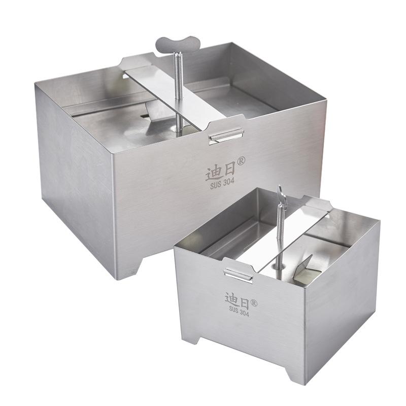 Tofu Presas Sūrio Gamybos Formos Gamintojas Metalinė Forma Pelėsis Varškės Įrankis Sojų Pupelių Dėžutė Spaudėjas Vandens Kinų Sietelis Rinkinys Tempeh Spaudėjas