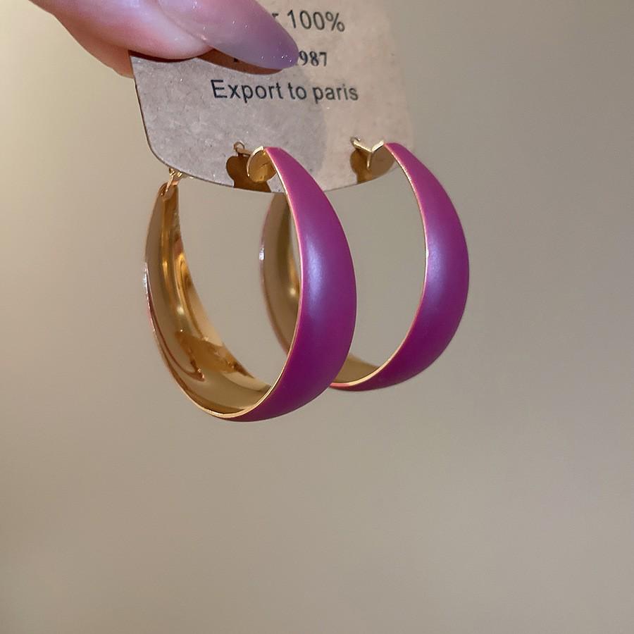 Silbernadel Leopard Harz Geo Runde Ohrringe, Retro Myer Stil, Nischen Design für Frauen