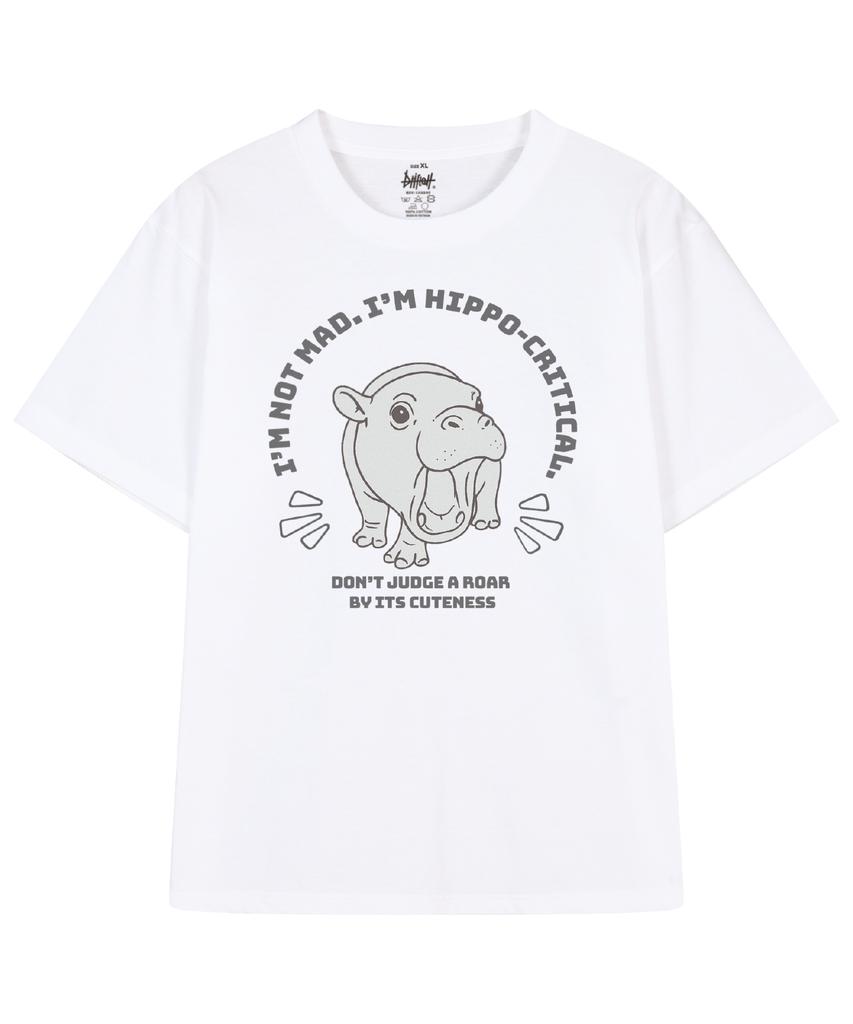 DRIFTOUT Not Mad Hippo Short Sleeve T-Shirt (3 Colors)