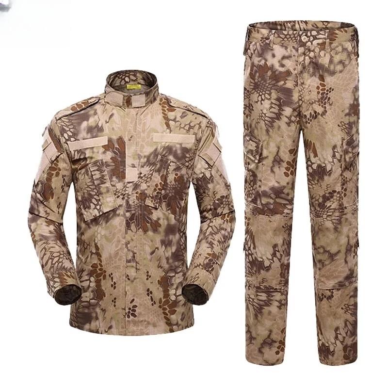 Men's Long Sleeve Camouflage Tactical Uniform Set