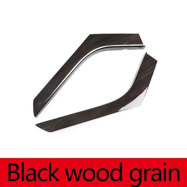 For Land Rover Range Rover Evoque 2012-2018 ABS Carbon fiber/Silver Car Center Control Side Trim Strip Sticker Car Accessories