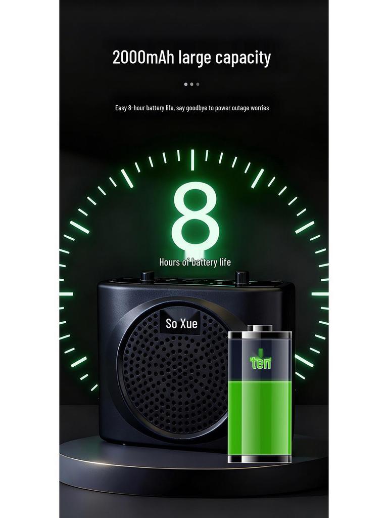 Wireless Teaching Amplifier with Microphone - High Volume Speaker for Classrooms