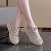 2025 summer trend breathable mesh breathable outside wear cool slippers women thick sole comfortable soft baseplate shoes women W3001