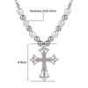 Trend Sweet And Cool Artificial Diamond Cross Pendant Pearl Personality Cool Wild Collarbone Chain Necklace Gift