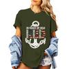 Women's Casual Short Sleeve T-Shirt Loose Fit Crew Neck Graphic Print Top Comfortable Summer Tee for Daily Wear