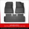 LUCKEASY Right Drive for Tesla Model 3 Model Y  2023 Car All-weather Floor Mat Trunk Pad Protective Interior Accessories
