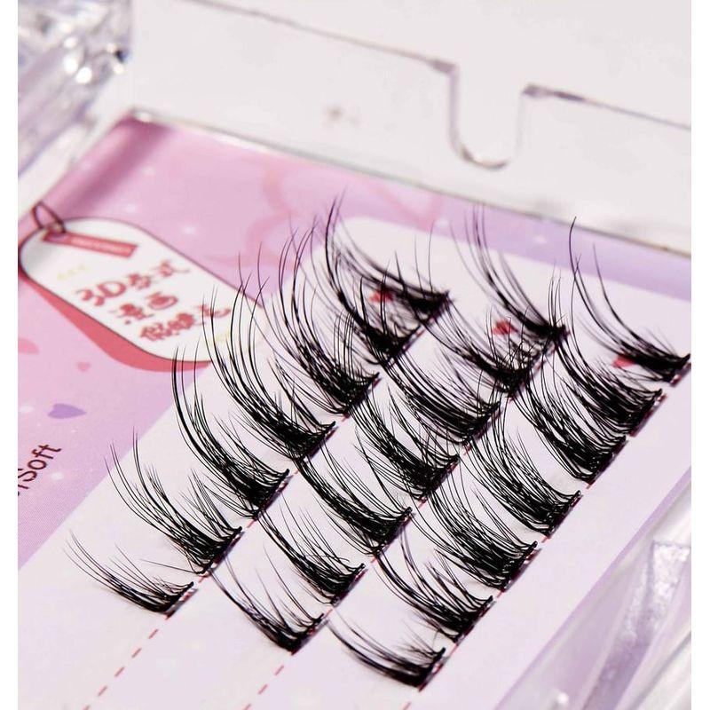 LuxeFlutter - Fox Eye Volume Cluster False Eyelashes