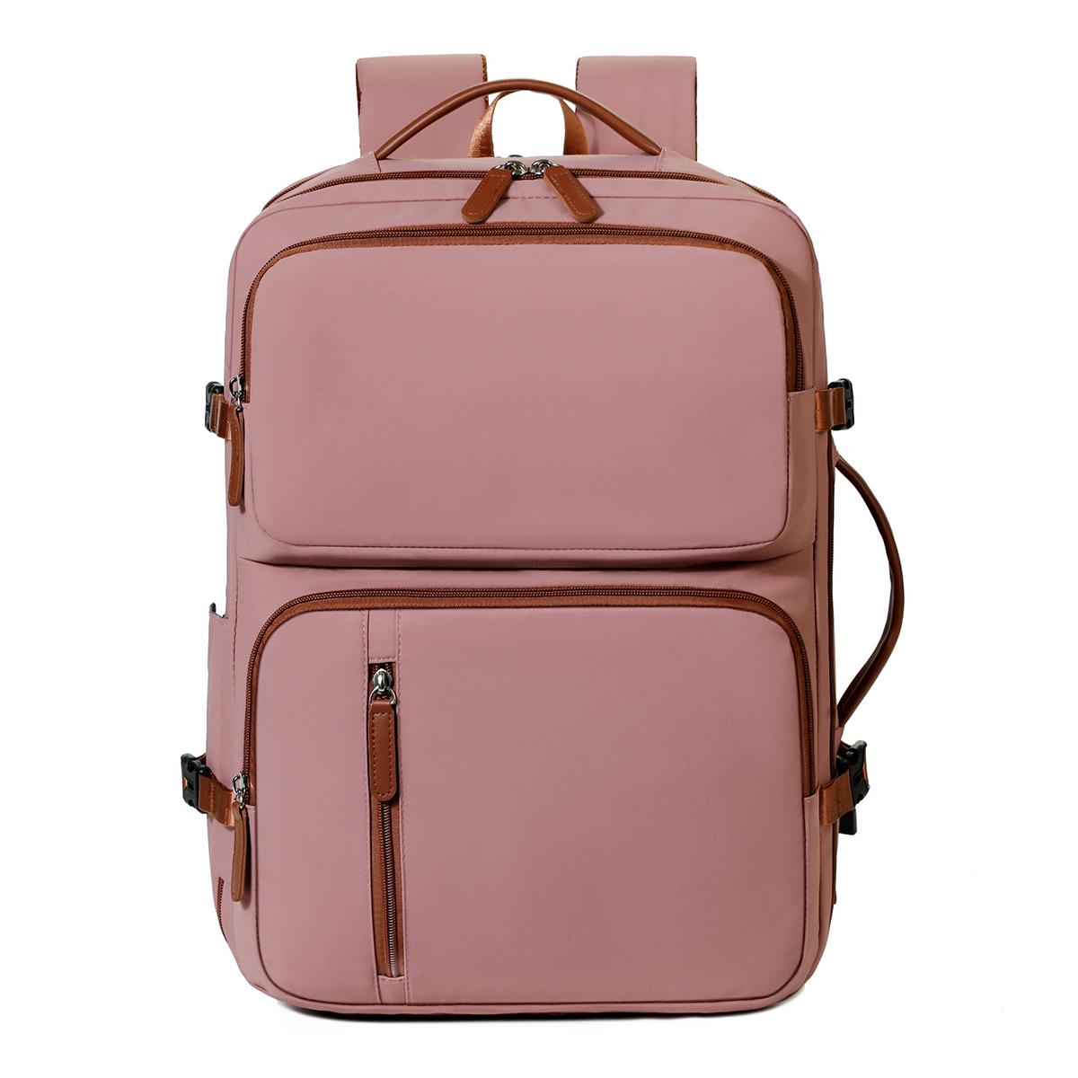 

New Fashi Business Backpack for Men and Women, Large Capacity Travel Cabin Bag, Decompressi and Expansi Outdoor Backpack рожевий