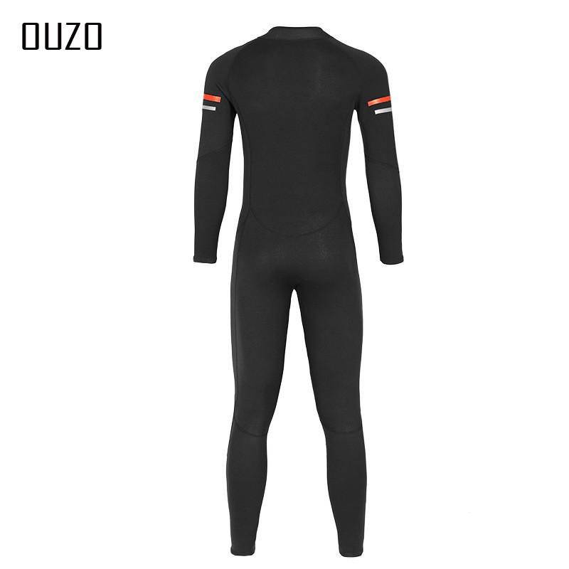 OUZO Mens 1.5mm Neoprene Wetsuit Full Body Diving Suit Surfing Snorkeling Cold Water Swimming Winter Dive