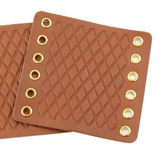 2Pcs Faux Leather Bicycle Handlebar Cover Adjustable Non-slip Universal MTB Road Mountain Bike Handle Grip Cover Replacement Bike Accessories