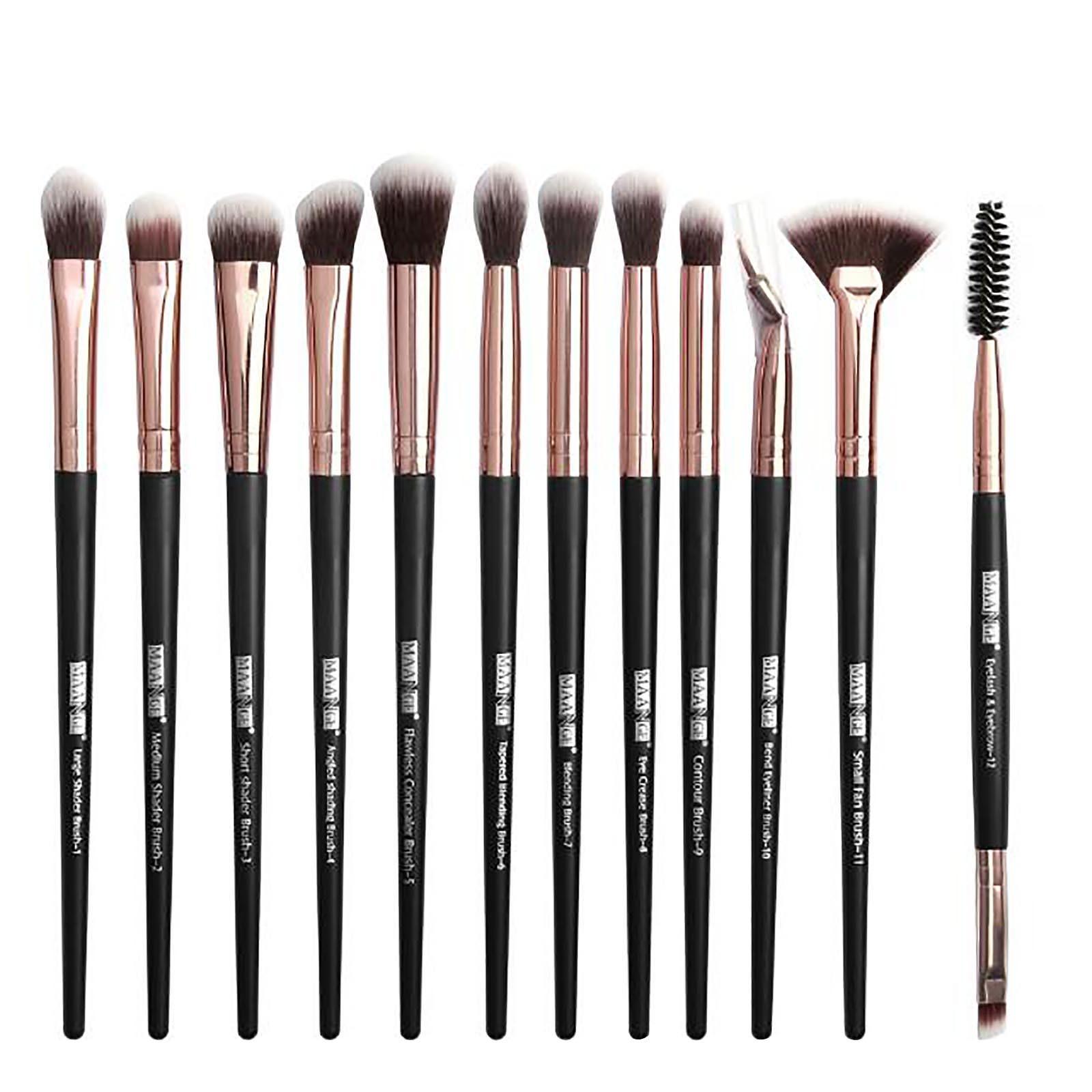 

Косметическая кисть для теней для бровей, кисть для макияжа губ, косметическая кисть 12 шт.