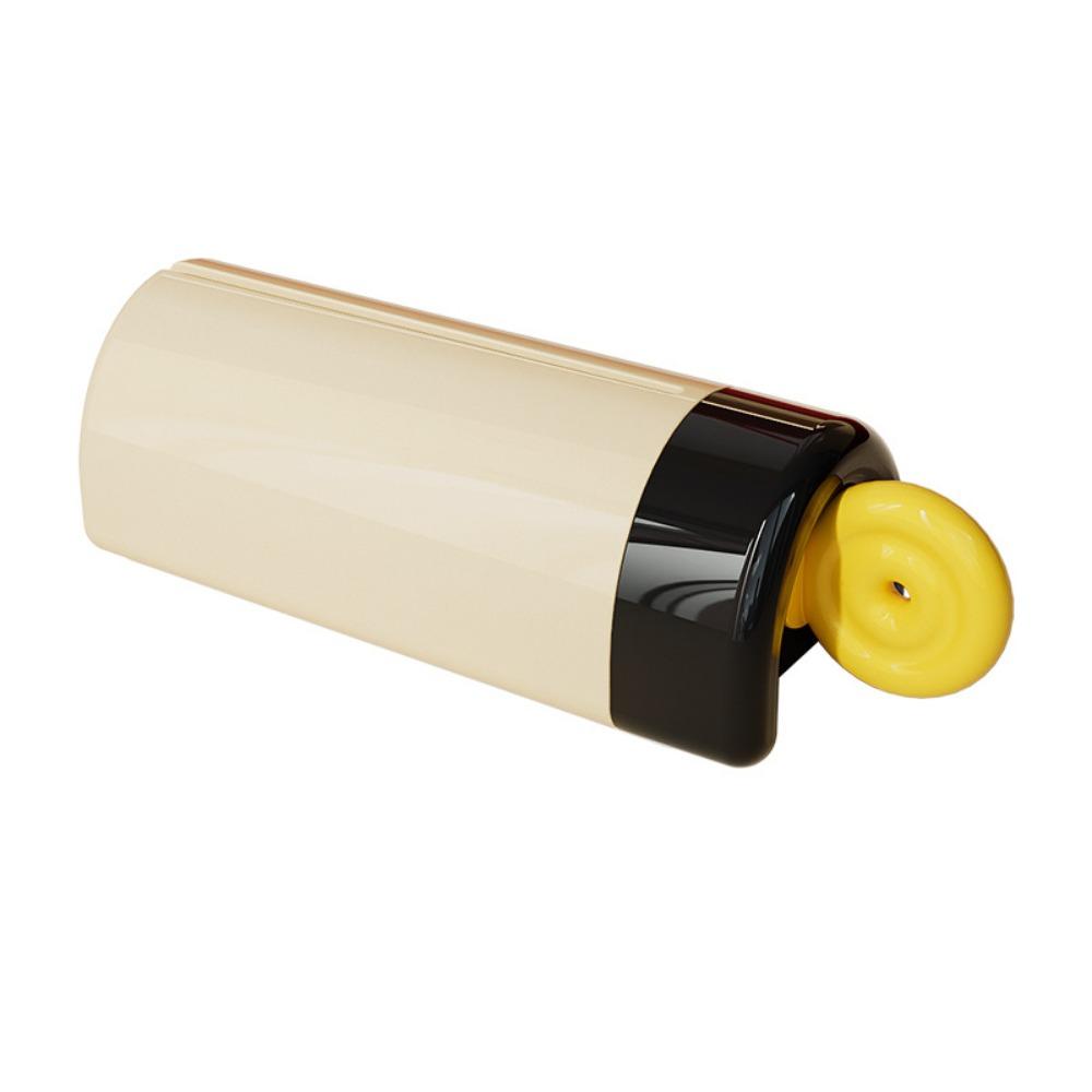 

Labor-Saving Rolling Toothpaste Dispenser Manual Operation Hanging Toothpaste Holder Barbershop жёлтый