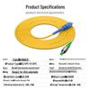 HAILE Single-Mode Fiber Optic Patch Cord SC/UPC-FC/APC 9/125