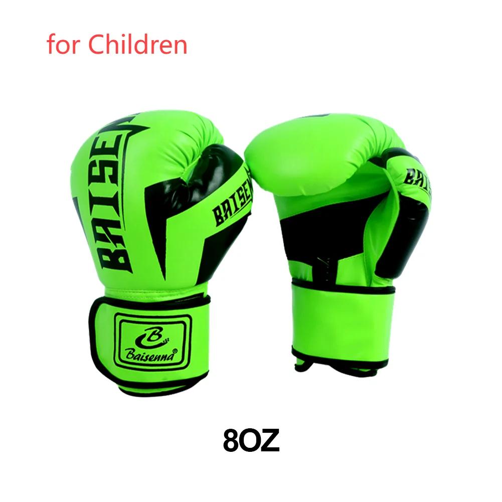 PU Boxing Gloves Fighting Kick Boxing Gloves Karate Muay Thai Training Workout Kickboxing Gloves Taekwondo Protector Adult Child