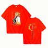 Anime Rengoku Kyoujurou Printed Men's Summer Short Sleeve Tee Shirts Round Neck Casual Summer Unisex Tops Sport Jogging T Shirt