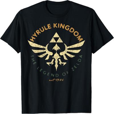 The Legend Of Zelda Królestwo Hyrule Trój siła Plakat Koszulka